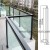 1100mm high Stainless steel balustrade post  matte black with bracket single post  